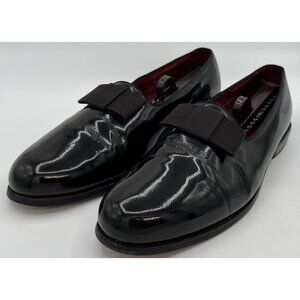 Allen Edmonds Ritz Mens Size 11 B Black Patent Leather Tuxedo Formal Dress Shoes